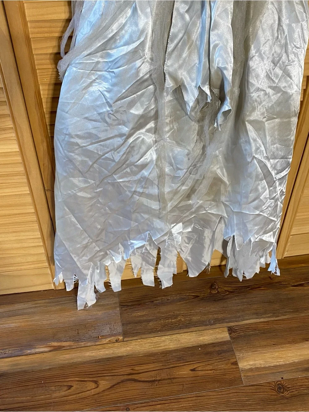 Girl’s Haunted Ghost Bride Halloween Costume Dress with Veil